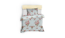 L'essentiel linge de maison Juego de funda de edredón individual - Mint